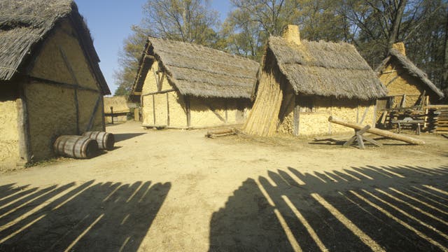 Nachbau des historischen Jamestowns