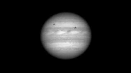 Dieses erste Testbild von Jupiter nahm New Horizons am 4. September 2006 auf.
