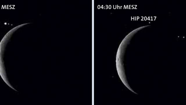 Jupiterbedeckung durch den Mond am 15. Juli 2012