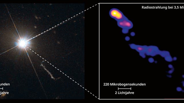 Quasars, Jet, Hubble