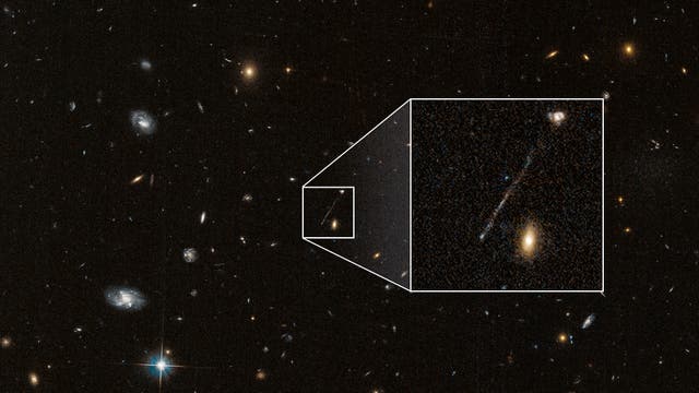 Linie, Schwarzes Loch, Hubble