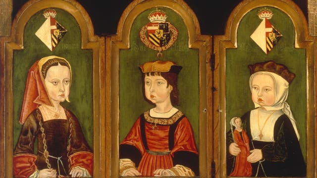 Karl V., späterer römisch-deutscher Kaiser, und seine Schwestern (ca. 1506)