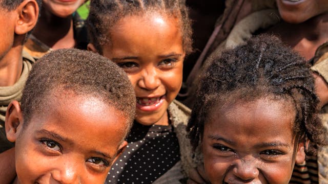 äthiopische Kinder