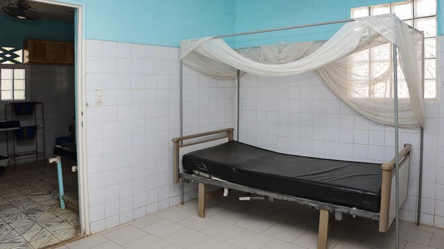 Klinikbett in Afrika
