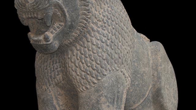 Löwenstatue überdauerte unversehrt drei Jahrtausende