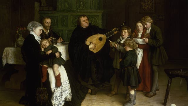 Martin Luther mit Familie