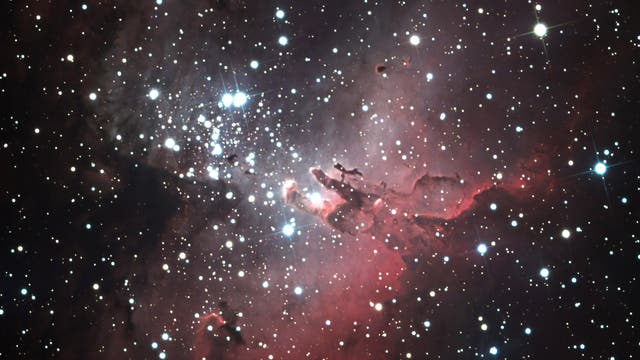 Zentralregion von Messier 16 mit den »Säulen der Schöpfung«