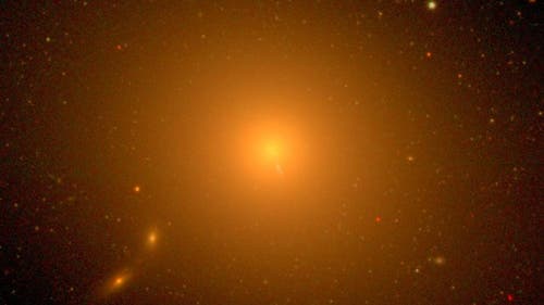 Die Galaxie Messier 87 im sichtbaren Licht