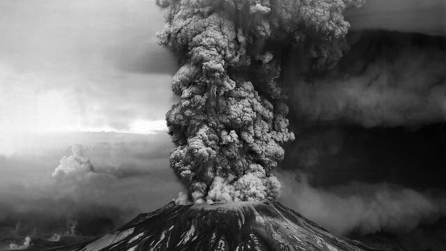 Eruption des Mount St. Helens
