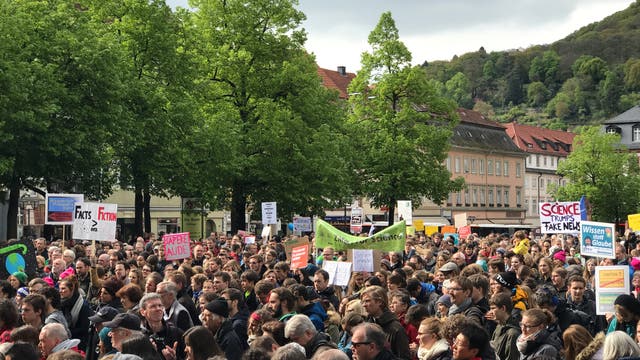Ein Eindruck vom March for Science Heidelberg