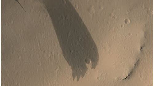 Staublawine auf Mars