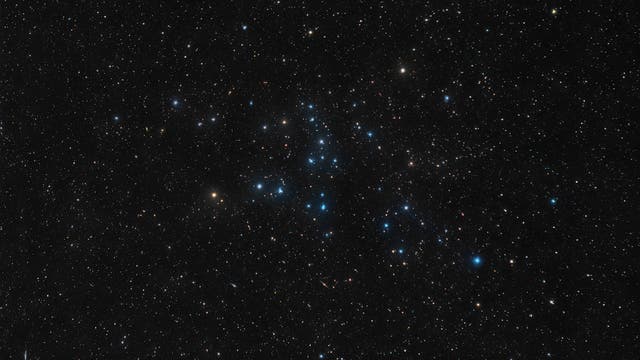 Der offene Sternhaufen Melotte 111 im Sternbild Haar der Berenike