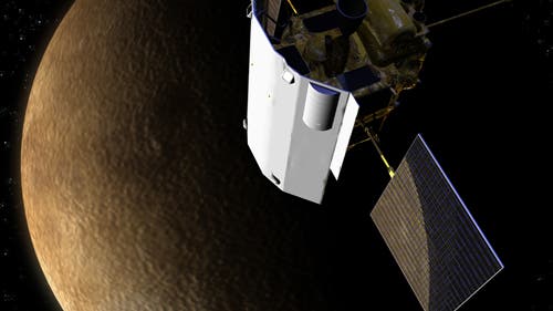 Die US-Raumsonde Messenger passiert den sonnennächsten Planeten Merkur