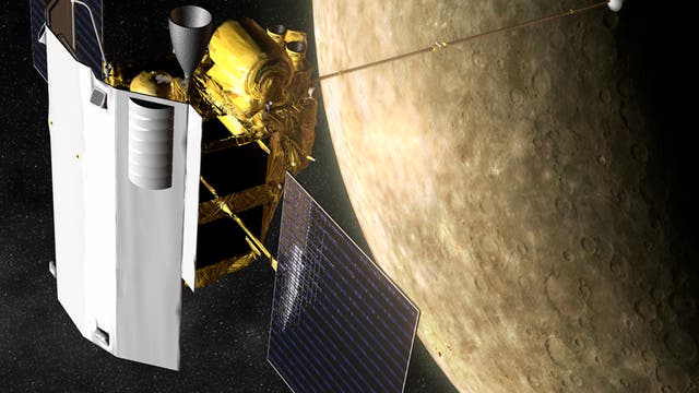Die US-Raumsonde Messenger passiert den Merkur