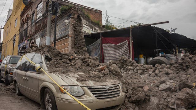 Erdbebenschäden in Mexiko (Symbolbild)