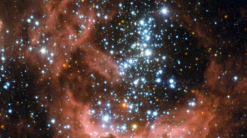 Die Sternentstehungregion NGC&nbsp;604 in der Spiralgalaxie Messier 33