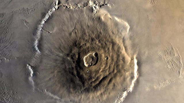 Olympus Mons auf dem Mars