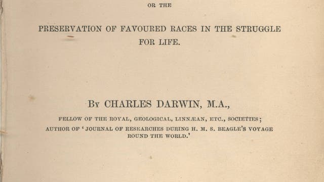Titelblatt von "On the Origin of Species"