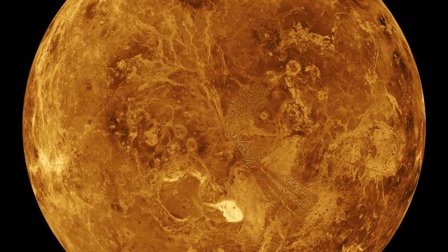 Ansicht der nördlichen Hemisphäre der Venus