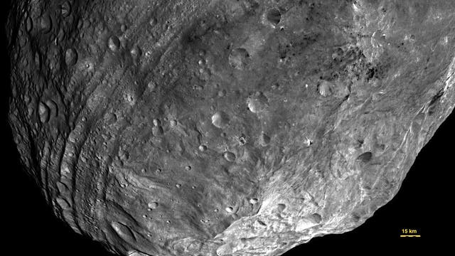 Die südliche Hemisphäre von Vesta