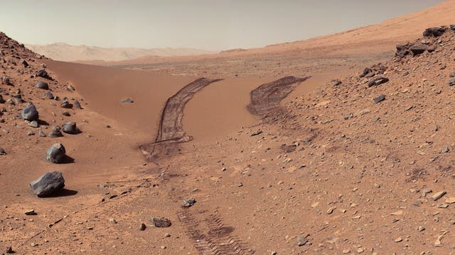 Ein Blick auf den Mars