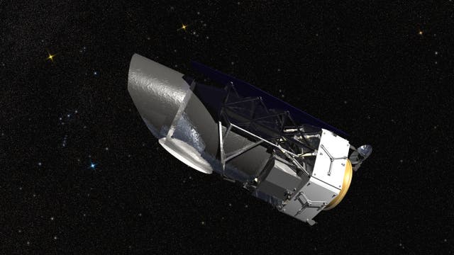 Das Weltraumteleskop WFIRST (Künstlerische Darstellung)
