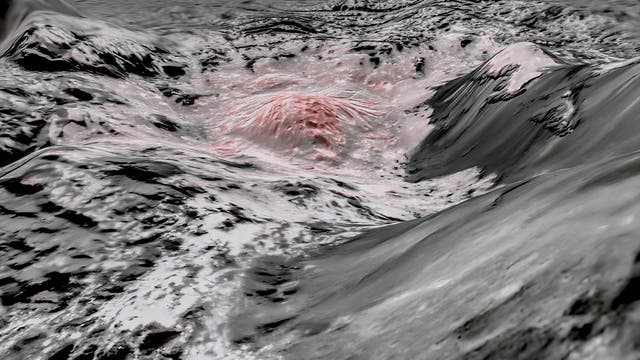 Salz im Occator-Krater