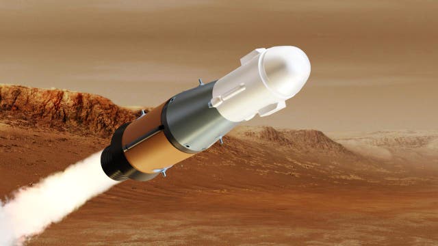 Mars Sample Return: Mars Ascent Vehicle, künstlerische Darstellung