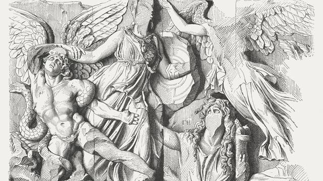 Illustration des Pergamon-Altars (1881)