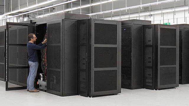 Der "Piz Daint"-Supercomputer in Lugano