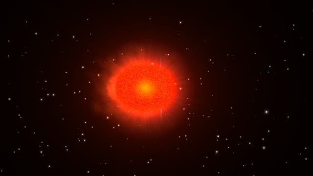 Roter Riese im Universum (Symbolbild)