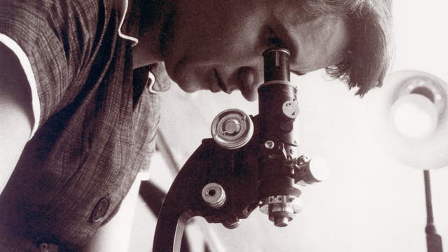 Rosalind Franklin. Aufnahme aus dem Jahr 1955