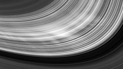 Speichen in Saturns B-Ring