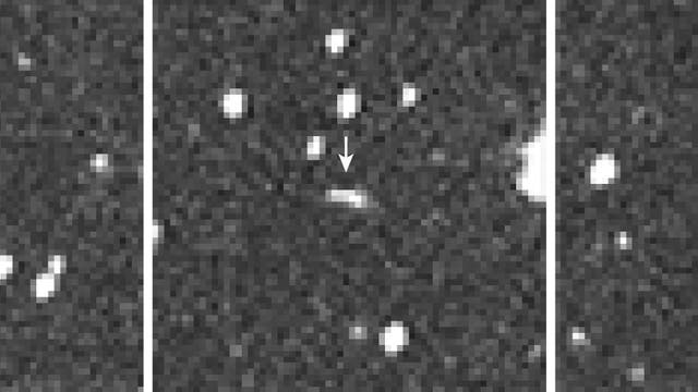 Entdeckungsaufnahmen des Asteroiden 2018 LA