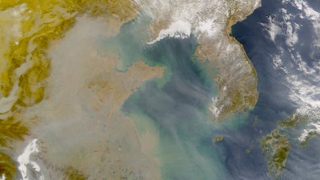 Smog über China