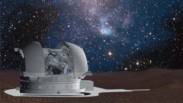 Das Extremely Large Telescope (ELT) in Chile wird 2024 mit Beobachtungen beginnen. 