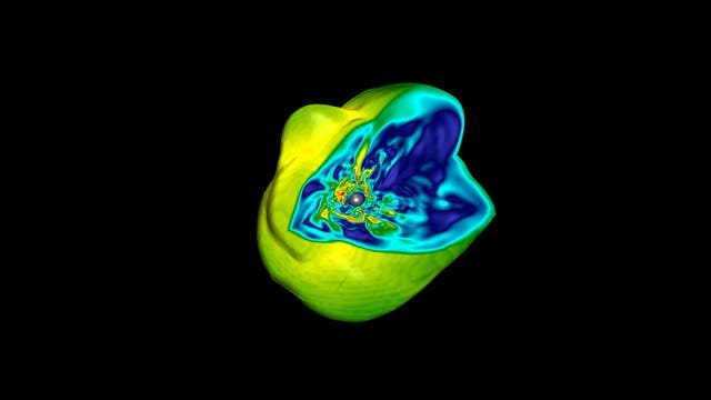 Simulation einer Supernova