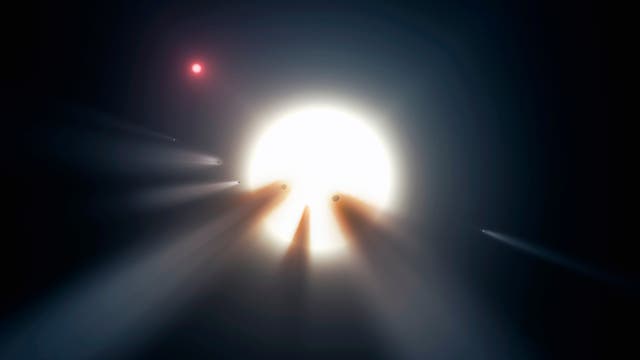 Der Stern KIC 8462852 gibt den Forschern Rätsel auf: Worin könnte die Ursache der unregelmäßgen Verfinsterungen liegen?