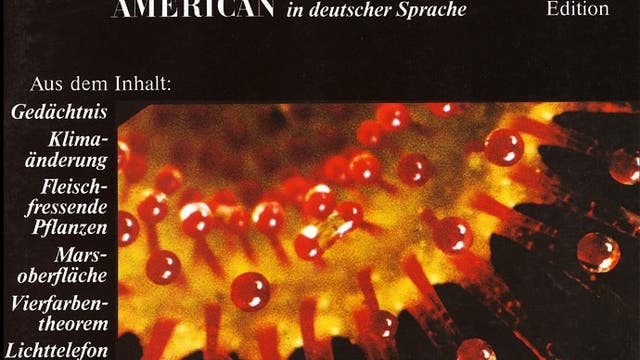  Cover der 1. Ausgabe von Spektrum der Wissenschaft