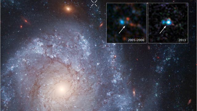 Supernova 2012Z in der Galaxie NGC 1309 im Sternbild Eridanus