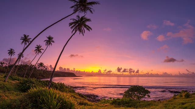 Untergang auf Samoa - in diesem Fall der Sonne