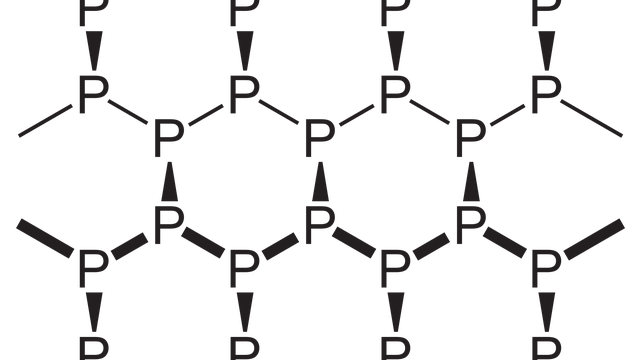 Struktur von Schwarzem Phosphor 