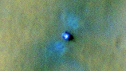 Detail der HiRISE Aufnahme von Curiosity
