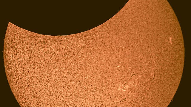 Leser-Foto der partiellen Sonnenfinsternis