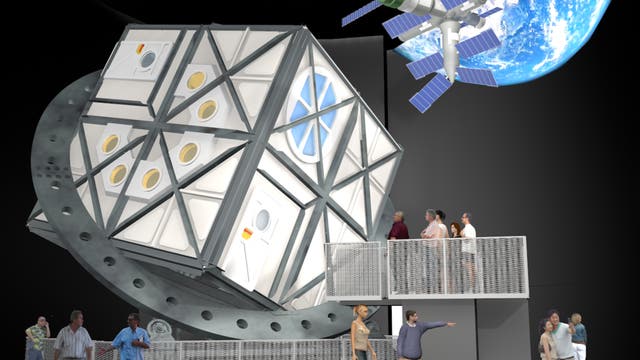 Der "Space Transformer" im Verkehrshaus der Schweiz