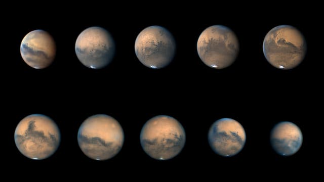 Bildserie der Marsopposition im Herbst 2020