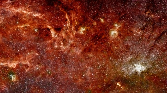 Sagittarius A*, galaktisches Zentrum, Staubwolke
