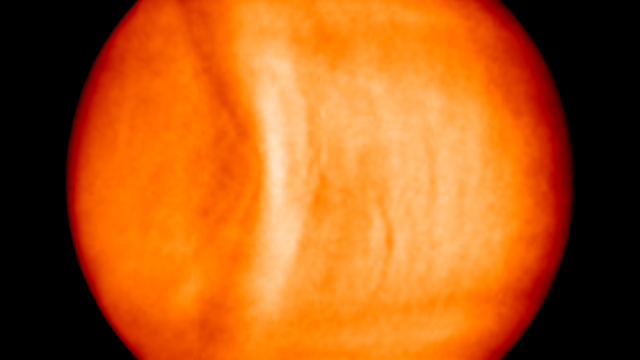 Die Venus im infraroten Licht, fotografiert von der japanischen Raumsonde Akatsuki