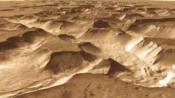 Noctis Labyrinthus auf dem Mars