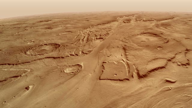 Kasei Valles auf der Marsoberfläche